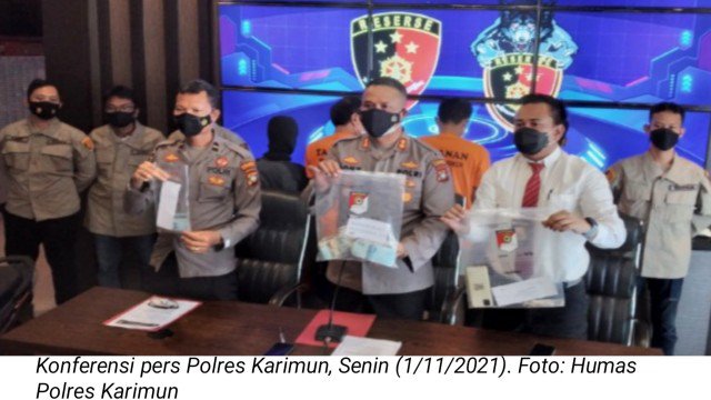Satreskrim Polres Karimun menangkap 3 kejahatan jalanan yang meresahkan masyarakat.