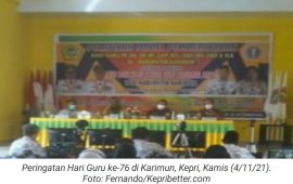 HUT ke-76, PGRI Karimun Gelar Pelatihan Pembelajaran Guru SD, SMP dan SMA