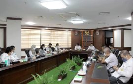 Wali Kota dan Wakil Wali Kota Batam Terima Kunjungan Satgas Covid-19 Nasional