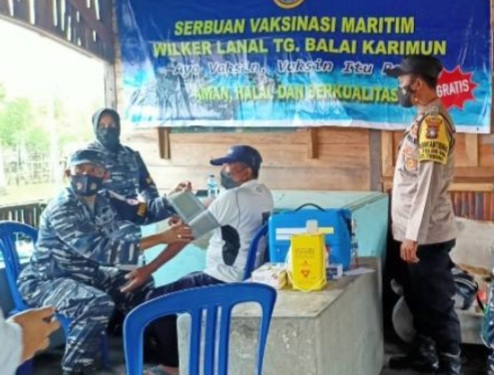 TNI AL Sampai Saat Ini Terus Membuat Pelaksanaan Vaksinasi untuk Ribuan Masyarakat