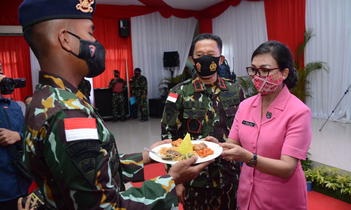 Peringatan HUT ke-76 di Mako Satbrimob Polda Kepri