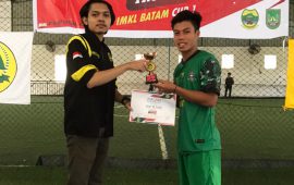 Tim Futsal Binaan Kodim 0315/Bintan Juarai Turnamen Trofeo IMKL Batam Cup I