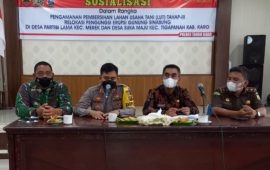 Wakil Bupati Karo Hadiri Rapat Koordinasi LUT Relokasi Tahap 3 Desa Portibi Lama