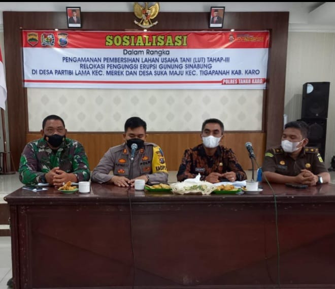 Wakil Bupati Karo Hadiri Rapat Koordinasi LUT Relokasi Tahap 3 Desa Portibi Lama