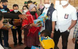 Mensos RI Berkunjung ke Tanah Karo Guna Beri Bantuan Erupsi Sinabung