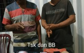 Dua Sekawan Terduga Pengedar Narkoba Ditangkap Satres Narkoba Polres Tanah Karo