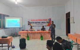 TNI Dabo Singkep Ikuti Gelang Anjar Pembina Pramuka Kwartir Ranting Lingga Timur