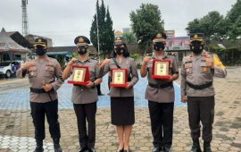 Polres Tanah Karo Gelar Sertijab 2 Kasat,1 Kabag dan 2 Kapolsek