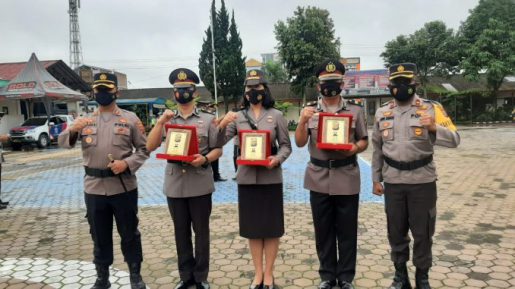 Polres Tanah Karo Gelar Sertijab 2 Kasat,1 Kabag dan 2 Kapolsek