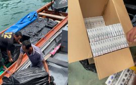 488 Ribu Batang Rokok Ilegal Diamankan Bea Cukai Batam di Perairan Barelang