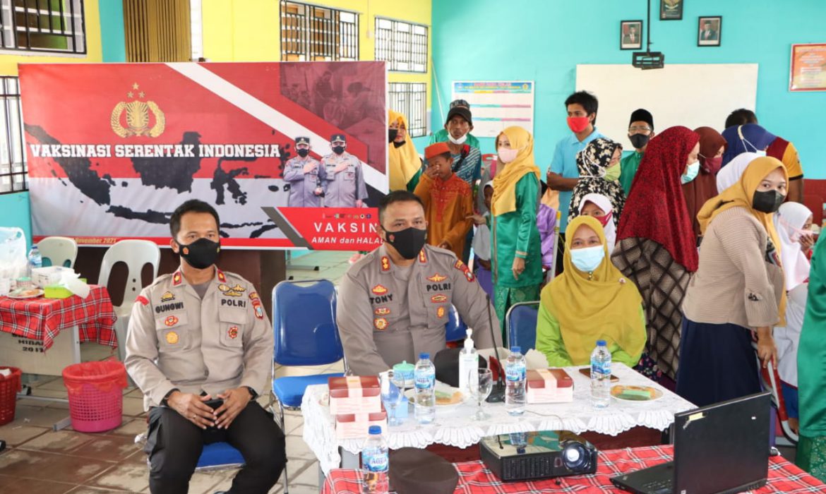 Polres Karimun Gelar Vaksinasi Anak Serentak Seluruh Indonesia