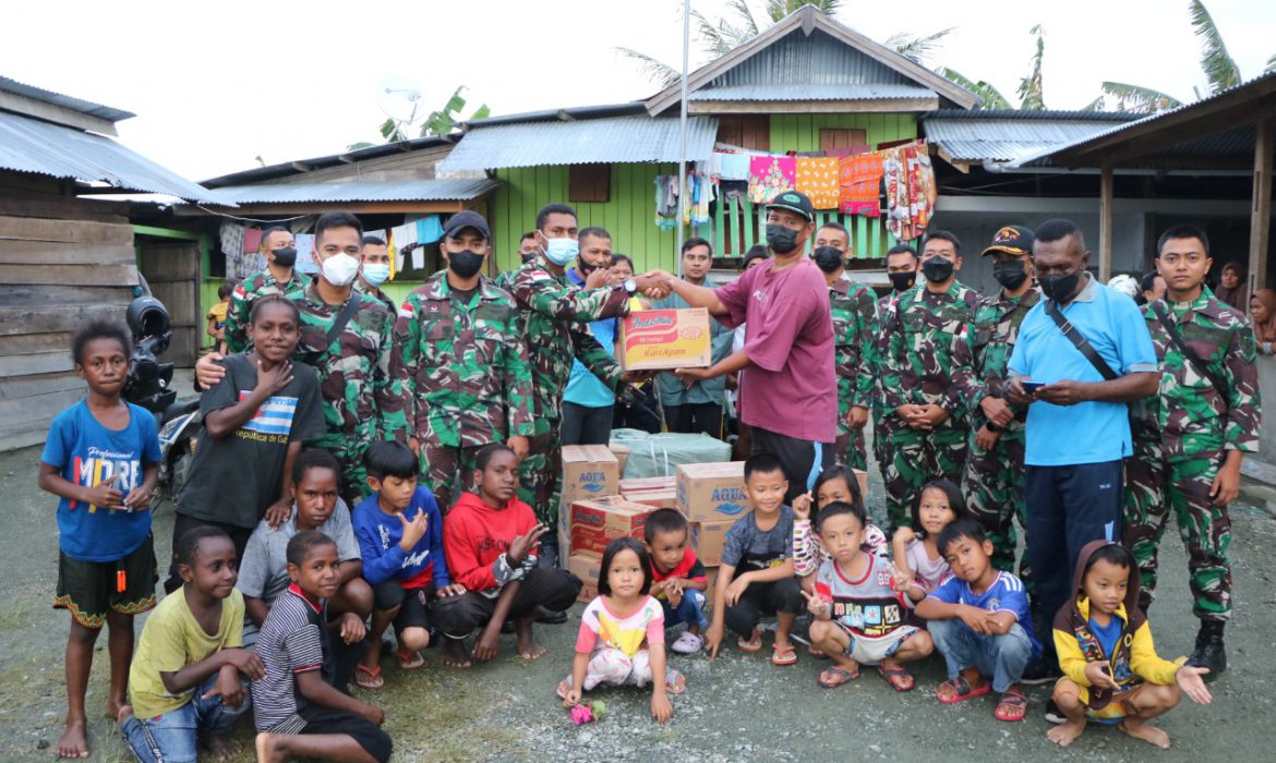 Lanud Silas Papare Kerahkan Personel Bantu Penanganan Banjir di Jayapura