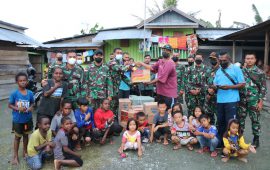 Lanud Silas Papare Kerahkan Personel Bantu Penanganan Banjir di Jayapura