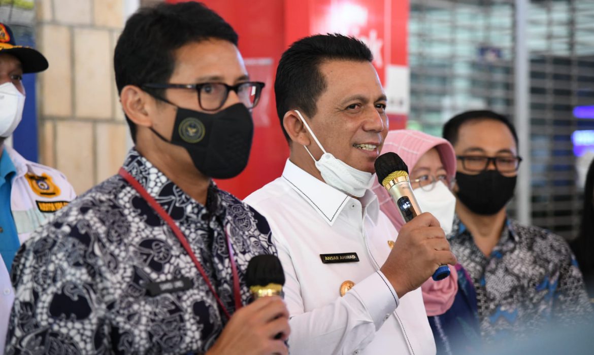 Gubernur Ansar Sambut Kedatangan Menpar & Ekraf RI Sandiaga: Saya Tau Kunjungan Turis Kepri Terbanyak ke-2 Setelah Bali