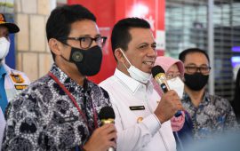 Gubernur Ansar Sambut Kedatangan Menpar & Ekraf RI Sandiaga: Saya Tau Kunjungan Turis Kepri Terbanyak ke-2 Setelah Bali