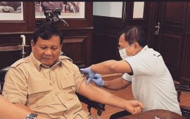 Disuntik Booster Vaksin Nusantara, Menhan Prabowo: Meningkatkan Imun dan Kekebalan Tubuh