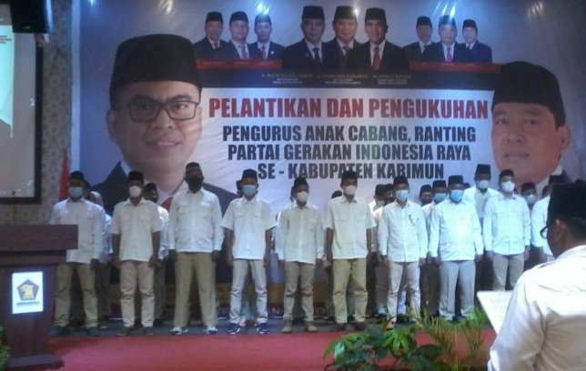 Zai Zulfikar Lantik PAC Gerindra se-Karimun