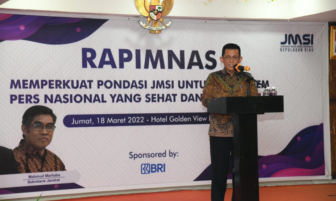 Buka Rapinmas, Ansar Harap JMSI Siap Majukan Kepri dan Indonesia Lebih Baik