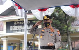 Kapolres Kediri AKBP Agung Setyo Nugroho Gelar Apel Semeru 2022