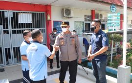 Kapolres Karimun Tinjau Vaksinasi di Rutan Kelas II Tanjung Balai