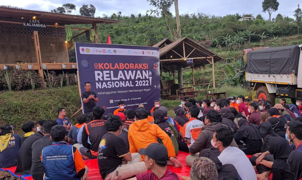 Pelatihan Relawan Nasional Mempererat Kompetensi dan Jaringan