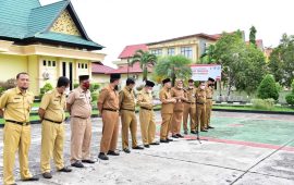 Bupati Tidak Hadir pada Apel Pertama di Kantor Bupati Bengkalis Pasca Liburan Idul Fitri