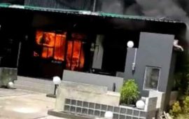Kafe Janji Jiwa Karimun Terbakar