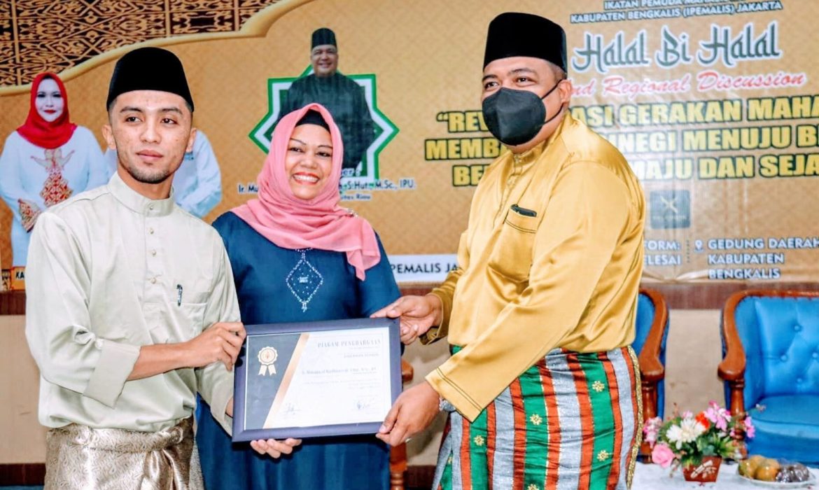 Hadiri Halal Bihalal Mahasiswa, Ini Ungkap Bupati Diwakili Kadisdik Bengkalis