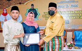 Hadiri Halal Bihalal Mahasiswa, Ini Ungkap Bupati Diwakili Kadisdik Bengkalis