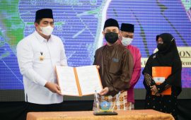 Pemkab Bintan Lakukan Penandatanganan MoU dengan 5 Perguruan Tinggi