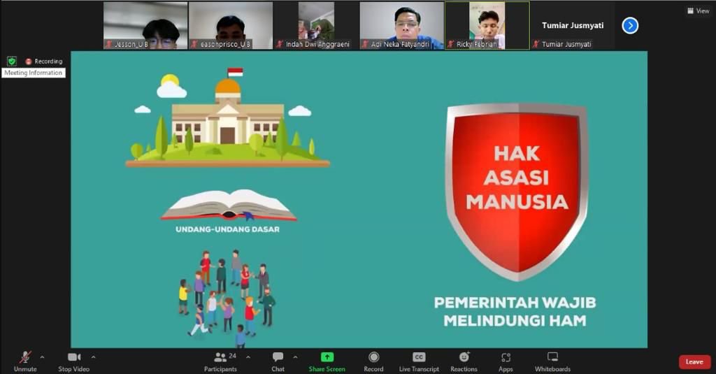 Sosialisasi Mengenai Pentingnya Perlindungan HAM pada SMPS Mashita Batam