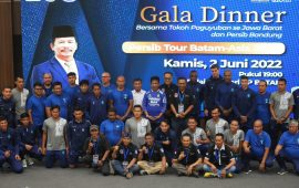 Persib Bandung Gala Dinner di Gedung BP Batam