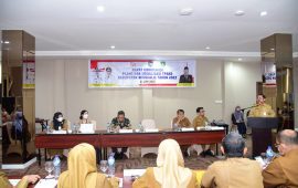 Mewakili Bupati, Sekda Bengkalis Buka Rakor Pleno dan Sosisalisasi TPKAD Kabupaten Bengkalis Tahun 2022