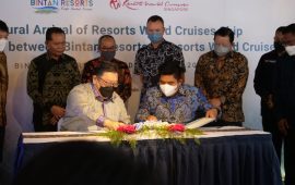 Kedatangan Kapal Pesiar Perdana, Roby Akan Lobi Pusat Diberlakukan Kebijakan Bebas VoA Wisata ke Bintan