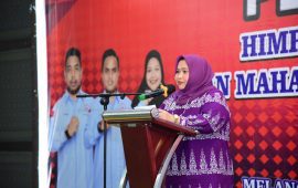 Bupati Kasmarni Hadiri Pelantikan Pengurus Besar Himpunan Pemuda, Pelajar dan Mahasiswa Sakai Riau di Pekanbaru