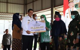 Gubernur Ansar Serahkan Insentif RT/RW dan Posyandu serta Bantuan Transportasi Siswa Tahap II di Batam