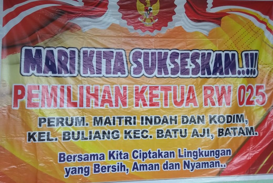 Pemilihan Ketua RW 025 Berlangsung Hikmad, Damai dan Kondusif