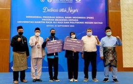 Pemko Batam Apresiasi Bank Indonesia yang Memberikan Bantuan Beasiswa Kepada 100 Mahasiswa
