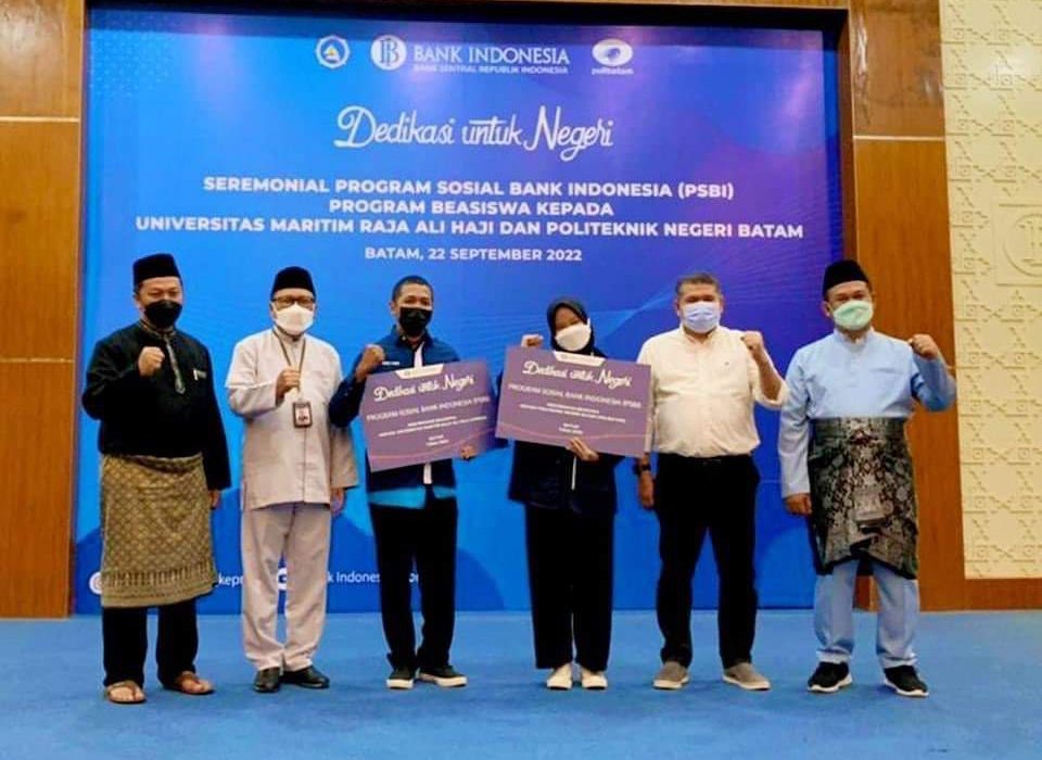 Pemko Batam Apresiasi Bank Indonesia yang Memberikan Bantuan Beasiswa Kepada 100 Mahasiswa