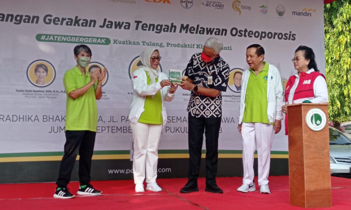 Gerakan Jateng Lawan Osteoporosis, Ganjar: Olahraga 30 Menit Saja Rutin, InsyaAllah Sehat