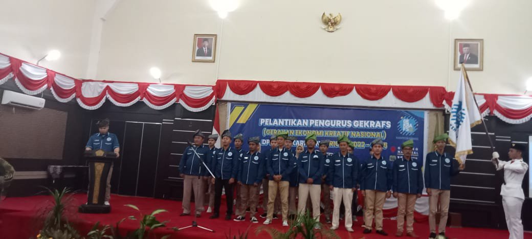 Bupati Karimun Hadiri Pelantikan DPC Gekrafs