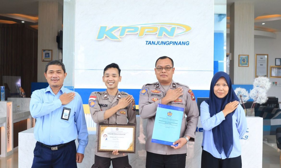 Polres Bintan Kembali Raih Penghargaan Dari KPPN