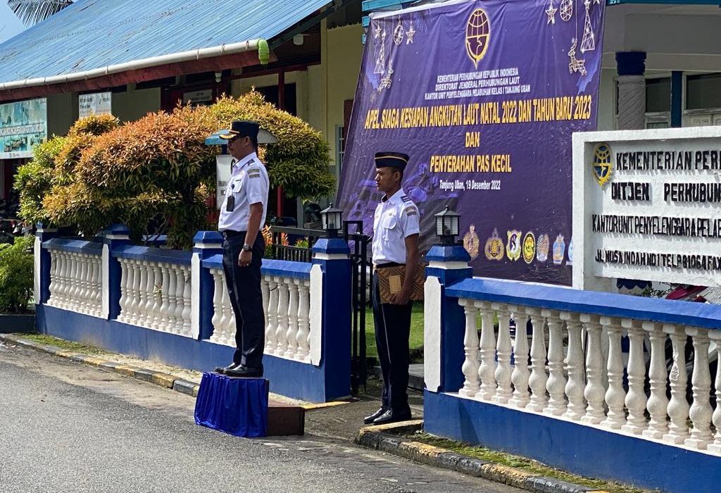 Unit Penyelenggara Pelabuhan Kelas 1 Tanjung Uban Apel Kesiapan Nataru