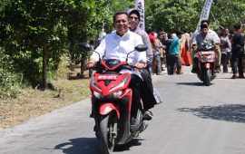 Gubernur Ansar Resmikan Jalan di Pulau Pangkil dan Mantang di Penghujung Tahun