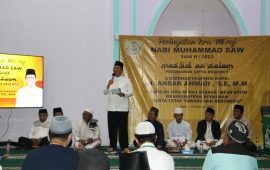 Gubernur Ansar Hadiri Peringatan Isra’ Miraj Nabi Muhammad SAW 1444 H di Masjid As-Salam Batam