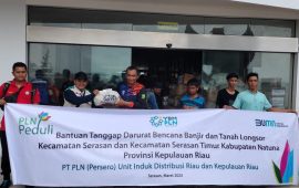 PLN Peduli Hadir untuk Korban Longsor di Natuna, Paket Sembako Hingga Pulihkan Listrik
