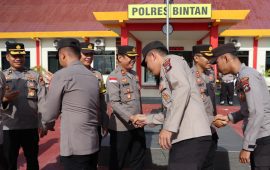 Kapolres Bintan Ucapkan Terima Kasih kepada Personil atas Operasi Ketupat Seligi 2023