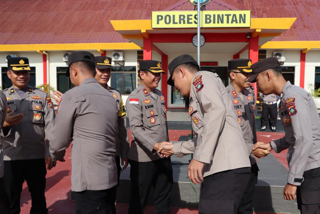 Kapolres Bintan Ucapkan Terima Kasih kepada Personil atas Operasi Ketupat Seligi 2023