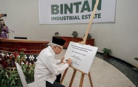 Wapres Tinjau Pionir Kawasan Industri Halal di Indonesia