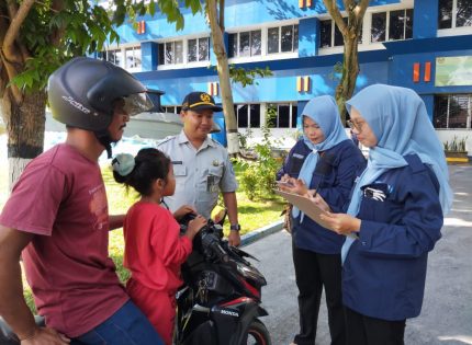 Jasa Raharja Kepri Bersama Tim Pembina Samsat Kabupaten Karimun dan Sat Lantas Polres Karimun Gelar Pemeriksaan Kendaraan Bermotor